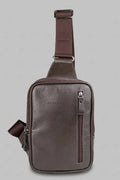 Shoulder Bag Slink de Couro Marrom