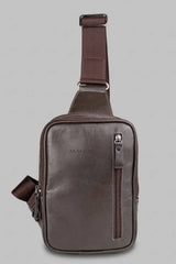 Shoulder Bag Slink de Couro Marrom