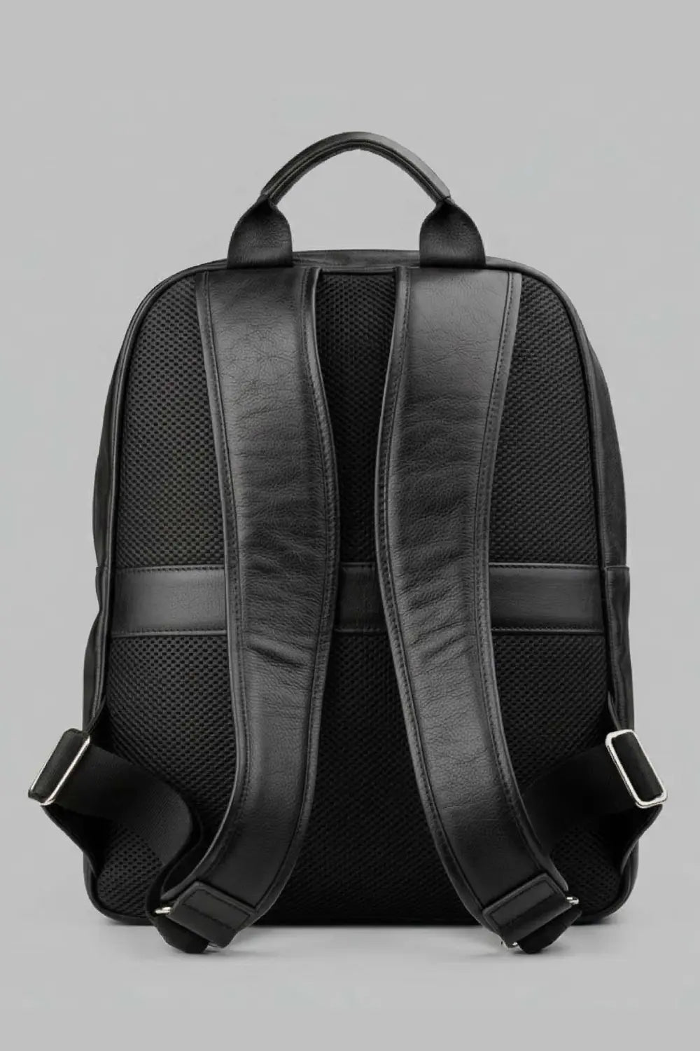 Mochila Lior de Couro Preto