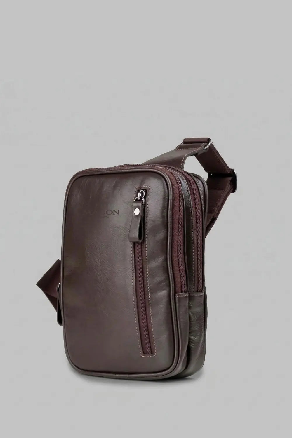 Shoulder Bag Slink de Couro Marrom