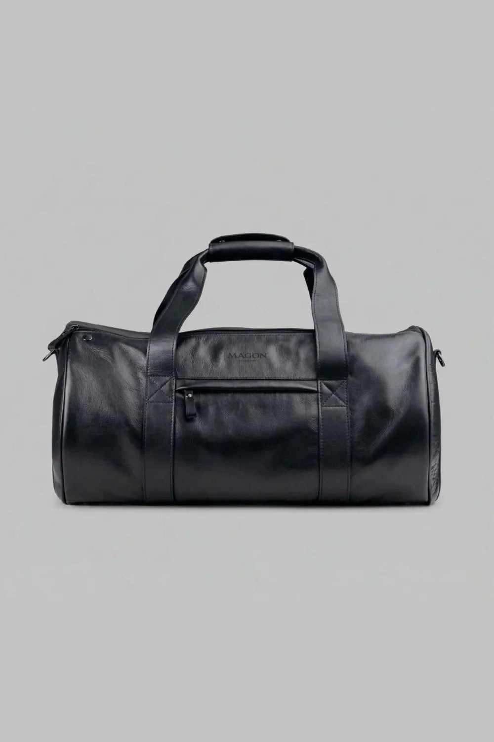 Bolsa de Viagem Milano de Couro Preto