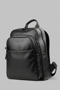 Mochila Lior de Couro Preto