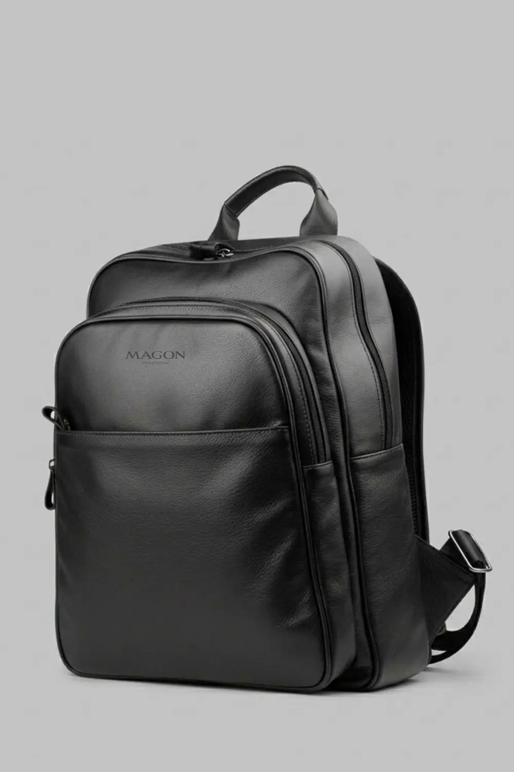 Mochila Lior de Couro Preto
