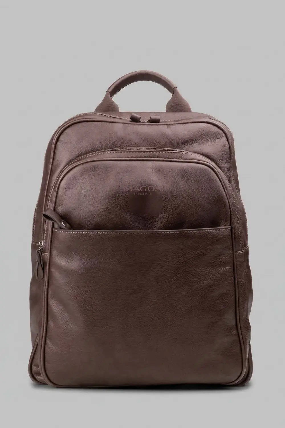 Mochila Lior de Couro Marrom