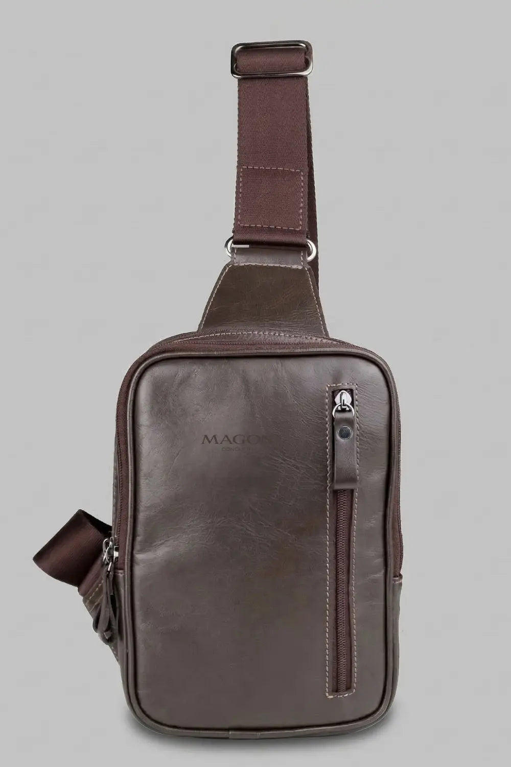 Shoulder Bag Slink de Couro Marrom