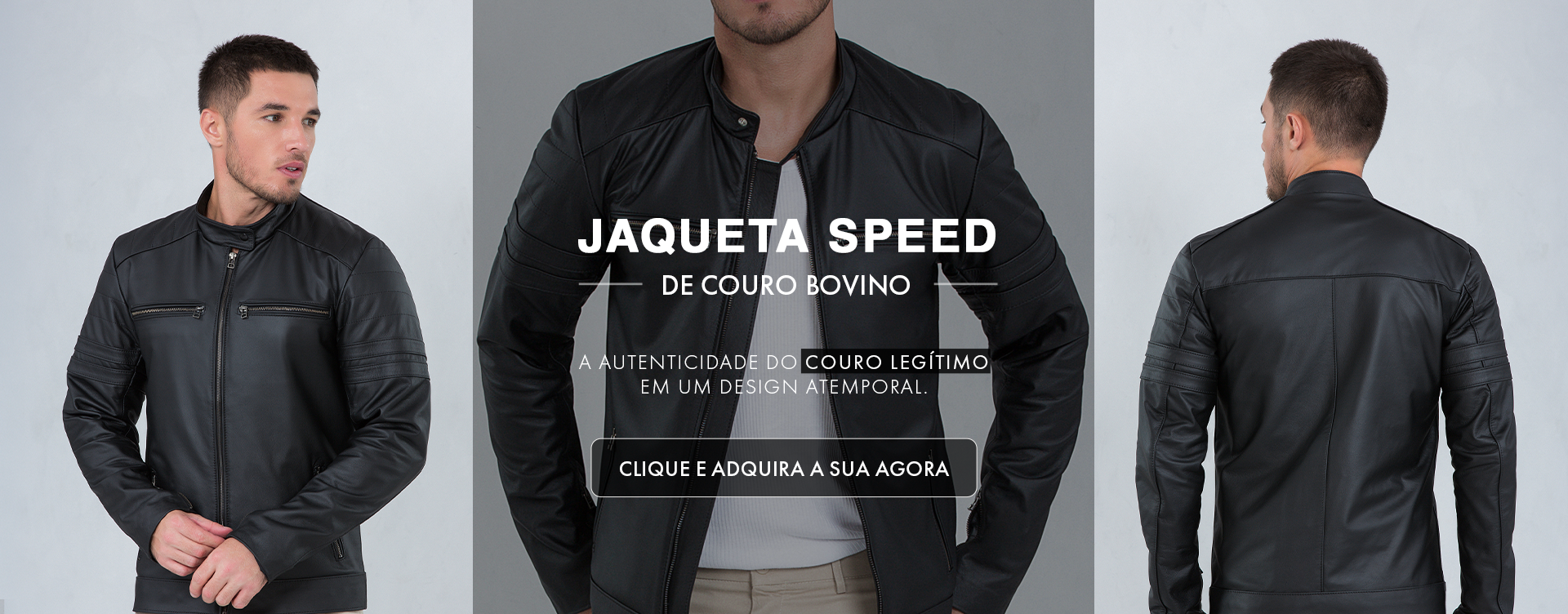 Banner Magon Concepth — jaquetas de couro legítimo
