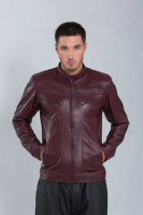 Jaqueta Bull de Couro Pelica Andorra
