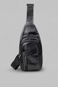 Shoulder Bag Nero de Couro Preto