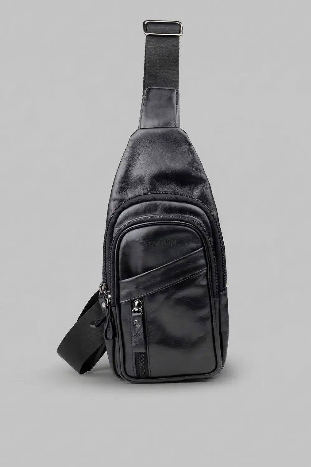 Shoulder Bag Nero de Couro Preto