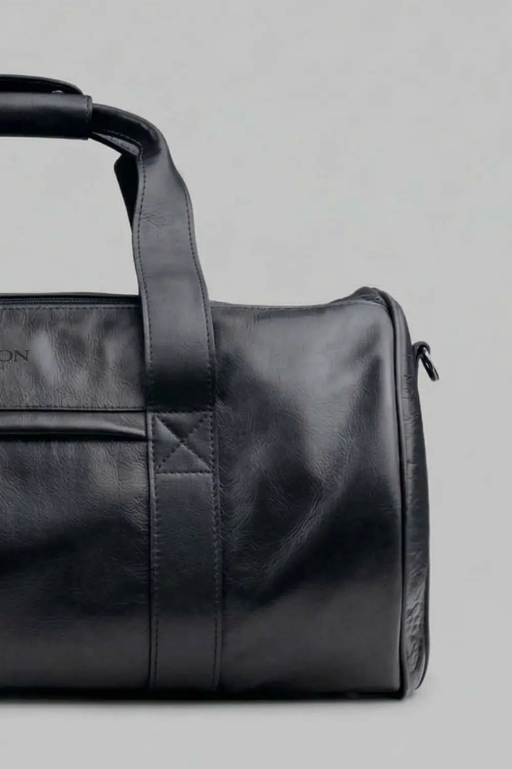 Bolsa de Viagem Milano de Couro Preto